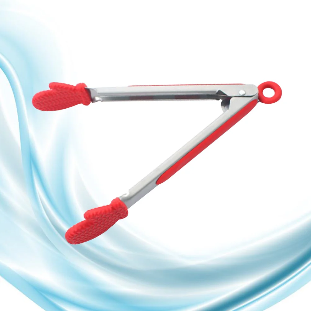 

9 Inches Premium Silicone Food Tongs Palm Design with Hanging Loop for Home Hotel Restaurant Cold Dishes Noodles Steak