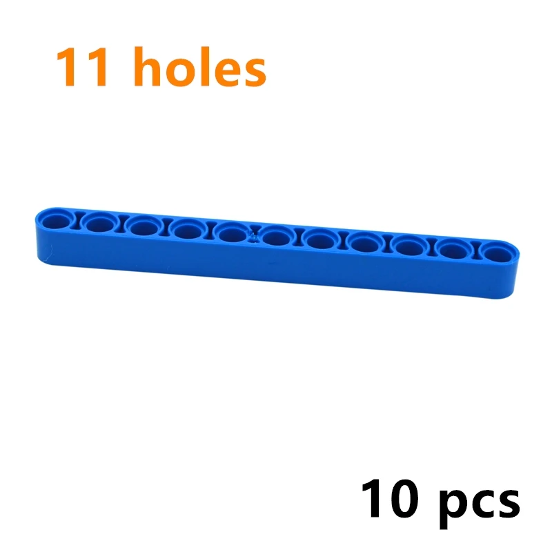 DIY Technische Teile Hubarm-Balken Dicke Bausteine Zubehör Großpackung Arm- und Lochbalken Mechanische High-Tech-Steine Leduo Kinderspielzeug – Detail 1
