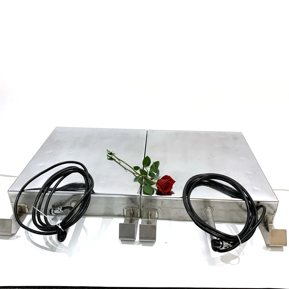 Side Tpyes 1800w 28khz Industrial Ultrasonic Submersible Transducer Box For Cleaner Machine