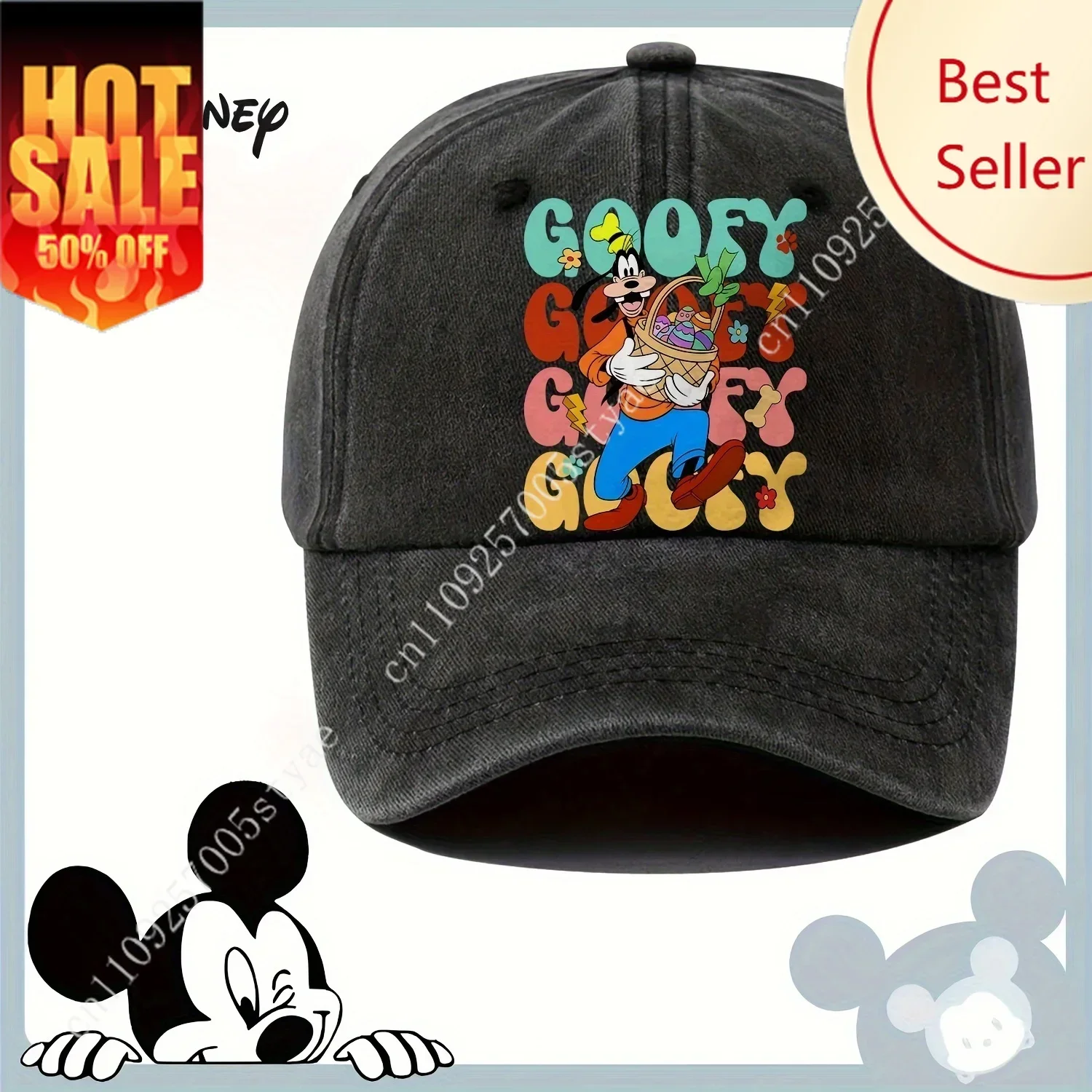 

Goofy Hats Disney Cartoon Man Woman Baseball Cap Decorations Party Holiday Gifts Caps Fashion Sunhat