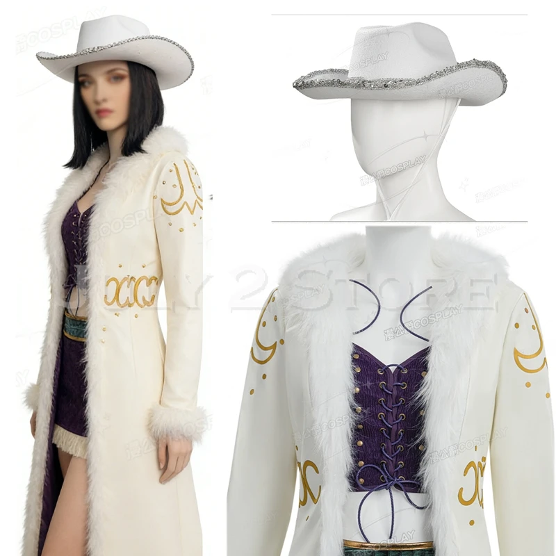 

July 2 Store Live Action S2 Nico Cosplay Robin Costumes Anime Sexy Dress Outfits Suit Halloween Carnival Party Clothing Coat Wom