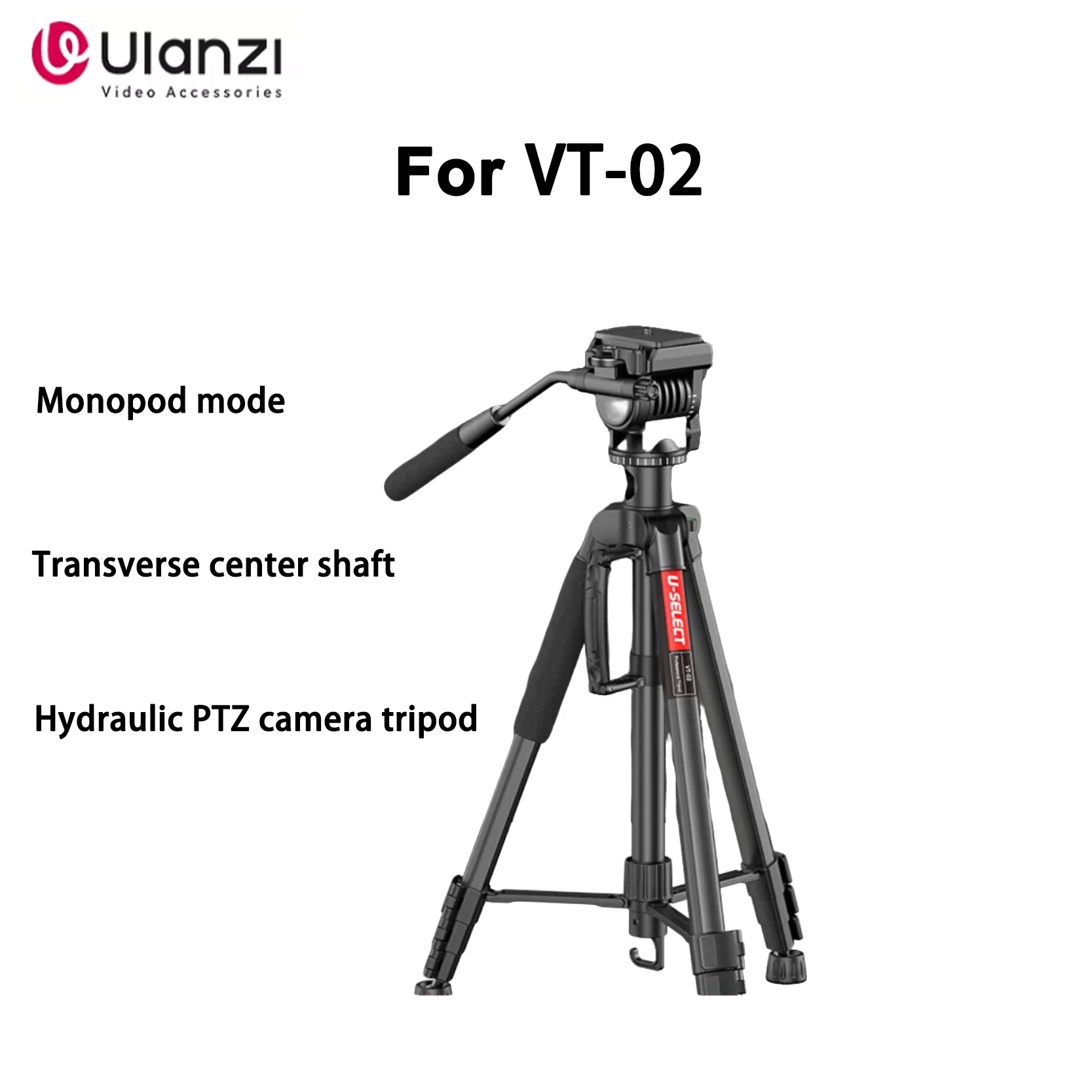 

Ulanzi VT- 02 Center Axis Camera Tripod Special Portable Video Shooting Hydraulic Tripod Multifunctional Support Frame