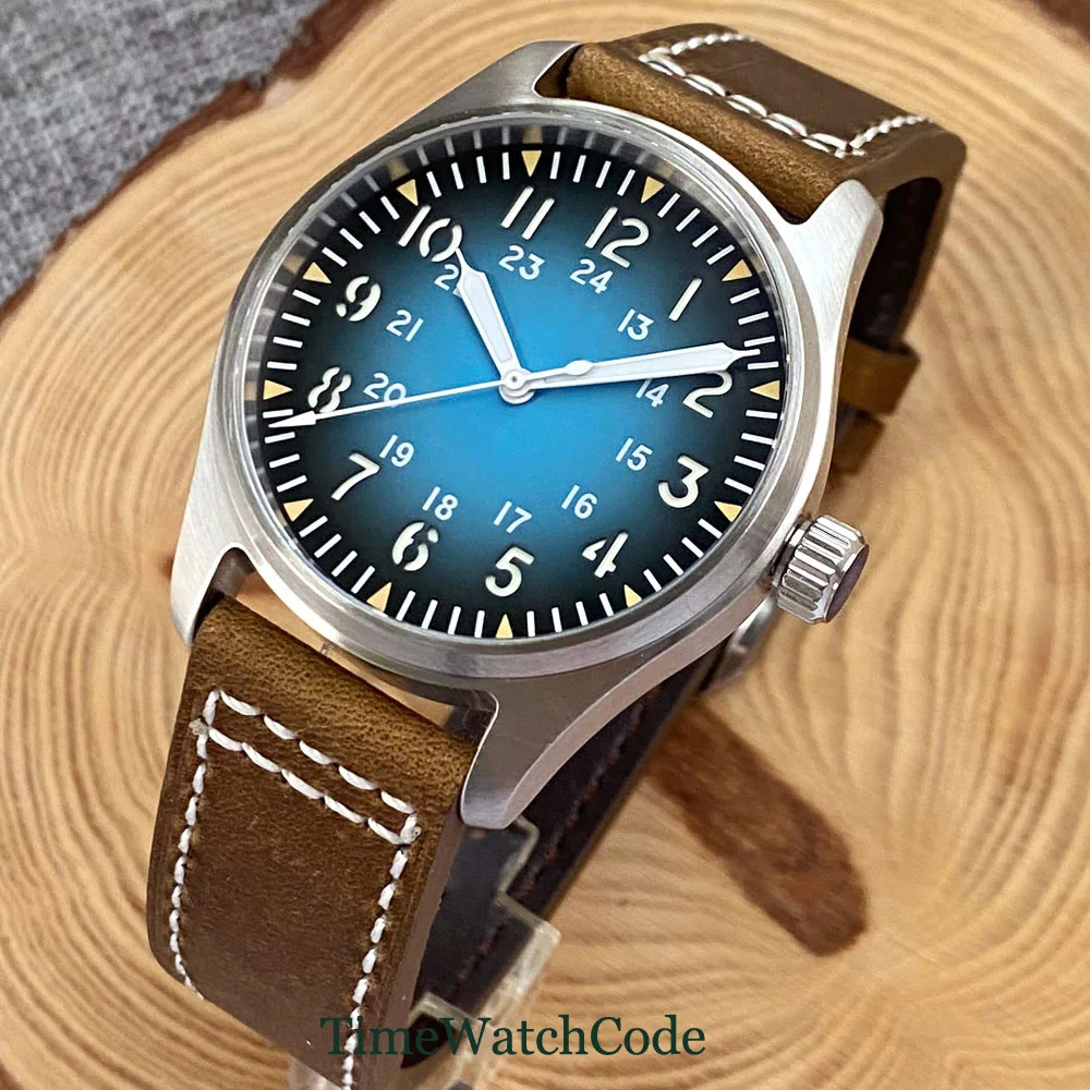 

Tandorio Pilot Automatic Watch for Men 39mm Sapphire Crystal Sandwich Dial 20ATM Waterproof NH35A PT5000 Movement