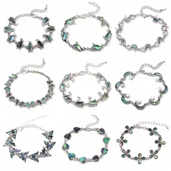 Fashion Whale Turtle Sea Animal Charm Shell Accessory Handmade Vintage Women Teenager Girls Bracelet Summer Jewelry