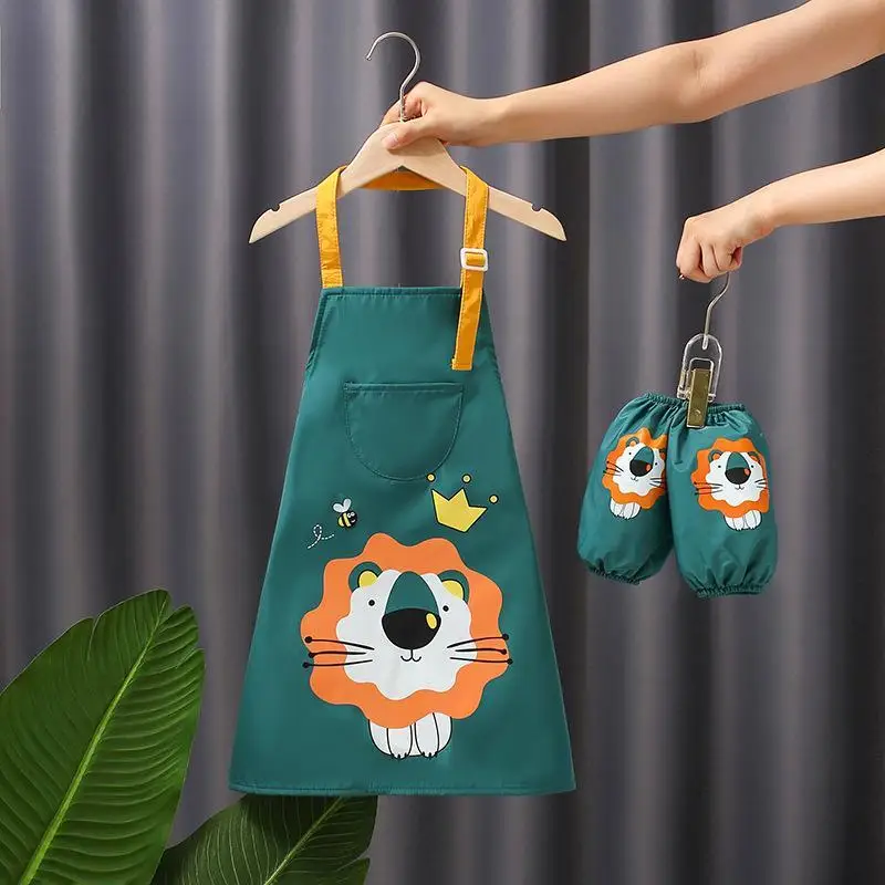 

Детский фартук-комбинезон для рисования и творчества, без рукавов, водонепроницаемый, грязеотталкивающий, для мальчиков и девочек, для детского сада