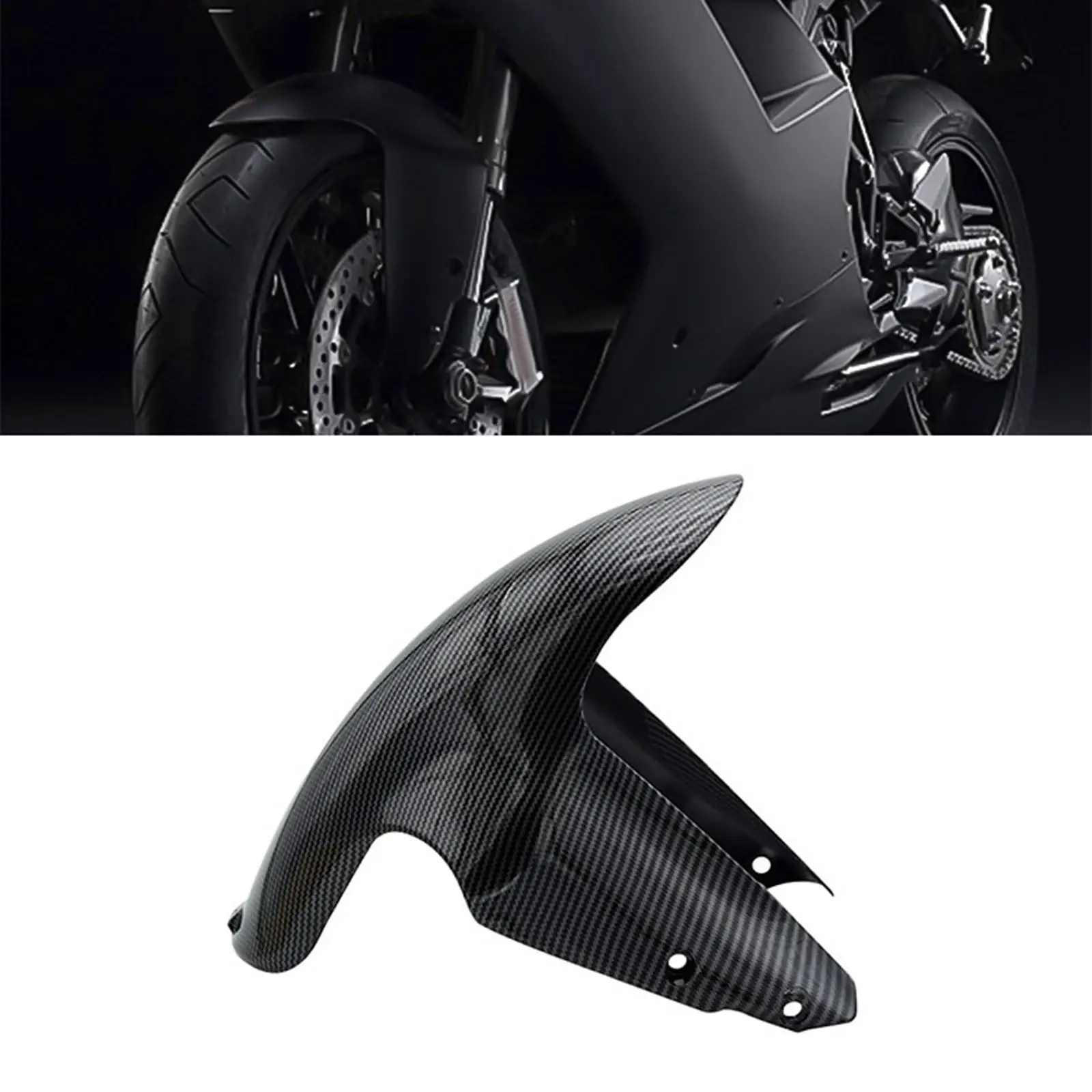 Motorcycle Front Fender Decoration Lightweight Front Tire Fender Splash Guard Mudguard Protector for Ducati 848 1098 1198