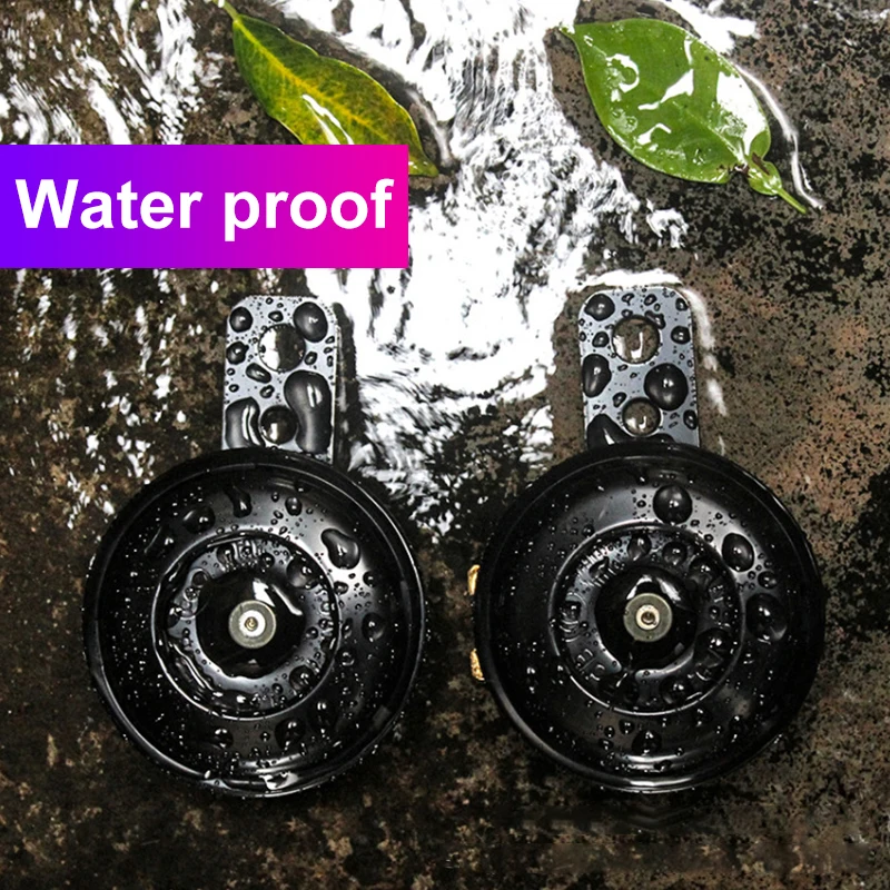 Motorcycle universal 12V 24V 48V 60V waterproof round loud horn speaker suitable for scooter off-road vehicle ATV - Image 5
