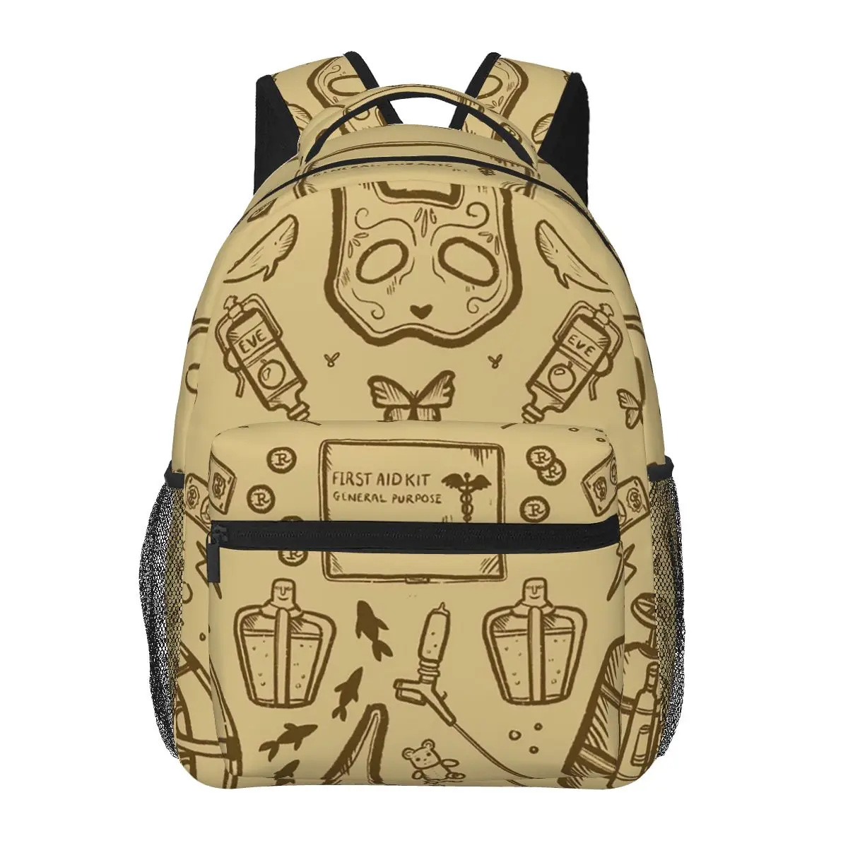 Bioshock Rapture Items Pattern Vintage Backpacks Boys Girls Bookbag Children School Bags Cartoon Kids Rucksack Shoulder Bag