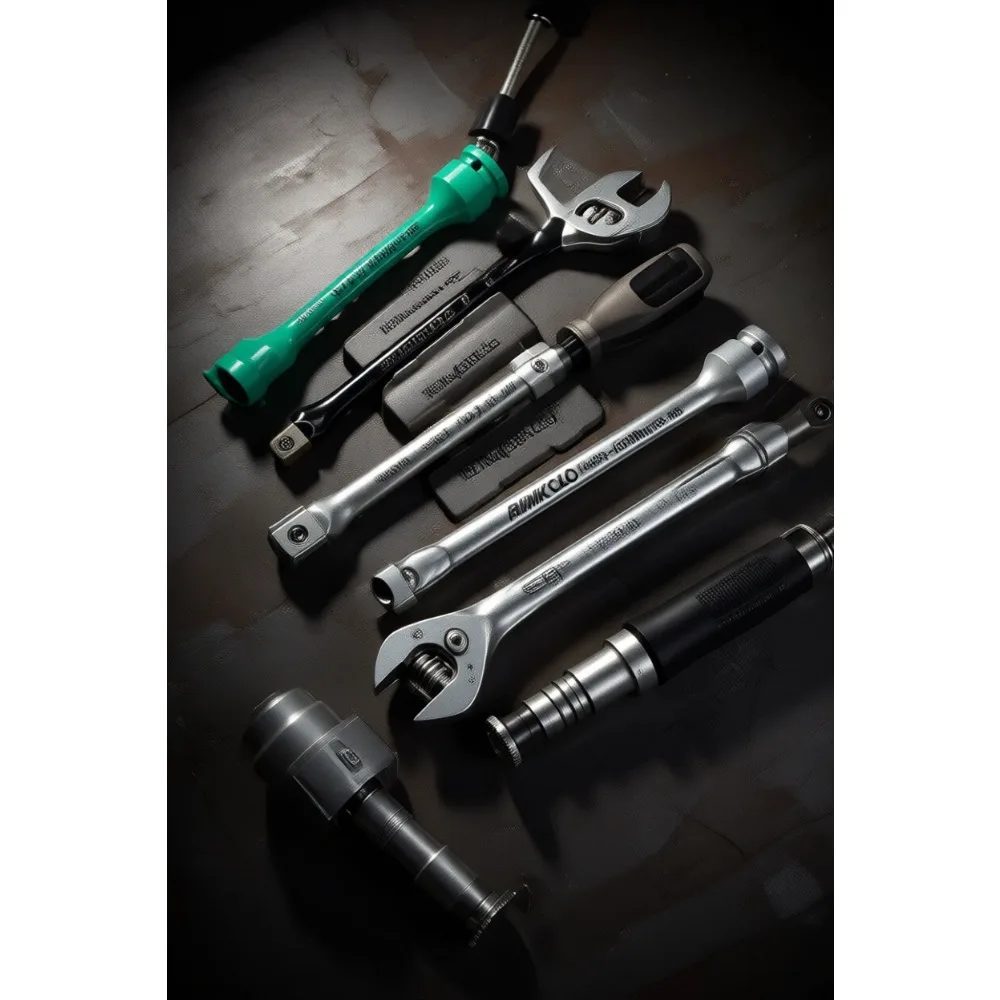 

Набор удлинителей с ограничителем крутящего момента, 10 предметов, 1/2 дюйма, цветные стальные стержни, 65-150 фунт-фут, для гаек колес