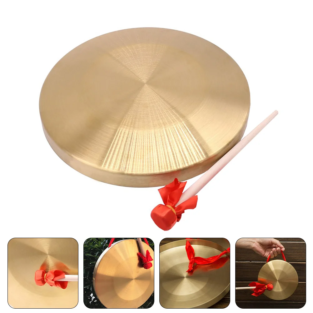 Gong Gongs Professional Music Instruments Percussion Cymbals Practical Hand for Company Opening Tibetan