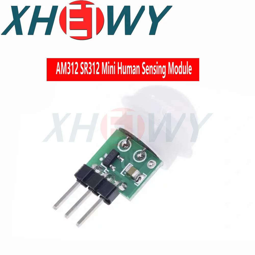 Sensor infravermelho humano sensor módulo eletrônico, sonda piroelétrica, interruptor de indução, HC-SR501, SR505, SR602, SR312