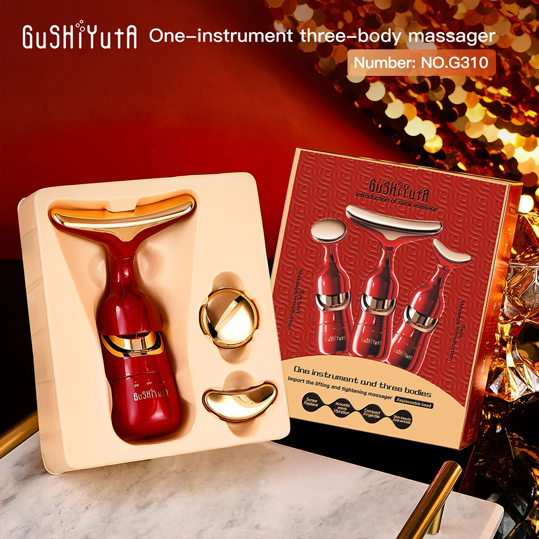 Face Lifting Device Neck Facial Eye Massage Introducer Microcurrent Skin Rejuvenation Anti Aging Beauty Device Face Massager