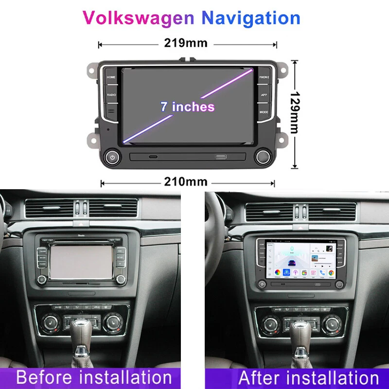

7 Inch For Seat Altea 2004-2015 Car Radio Android 15 Support Wireless Apple Carplay Canbus Stereo GPS WIFI 4+64GB