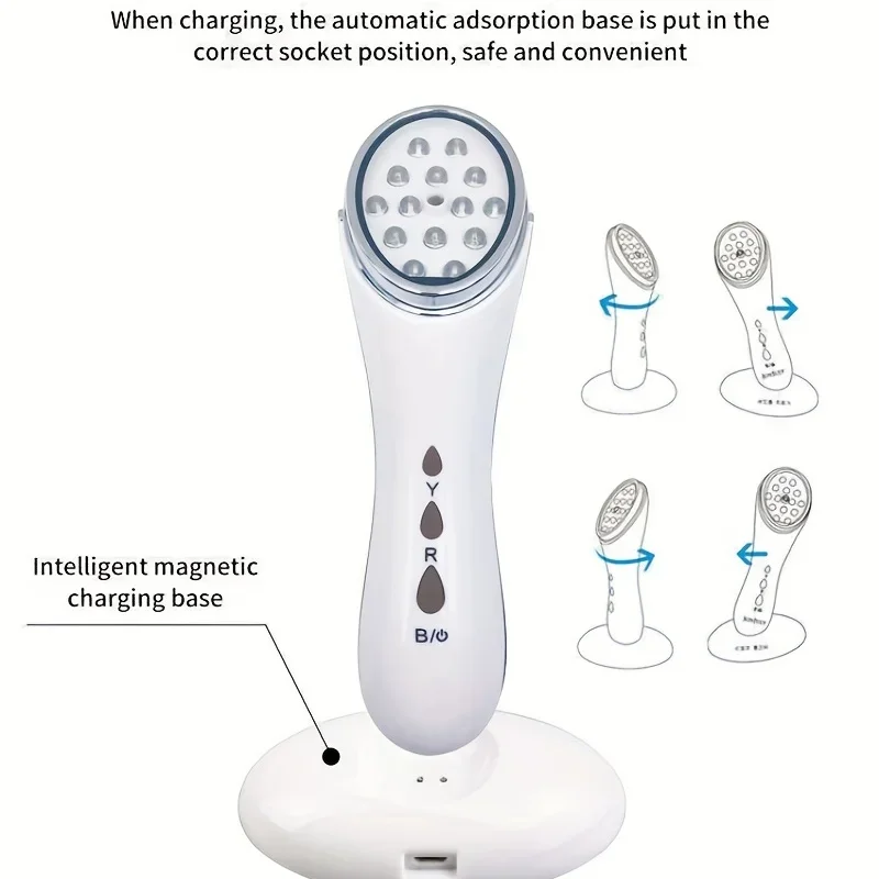 3 In 1 LED Skin Care Device Multifunctional Facial Firm Lifting Massager Microcurrent Anti Wrinkles Tightening Beauty Devices