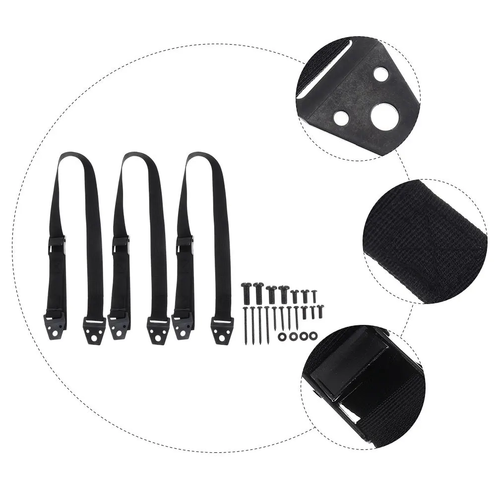 3 قطعة الأشرطة المضادة للطرف قابل للتعديل متعددة الوظائف الأثاث تحديد الأشرطة قوي مقاومة للاهتراء زلزال