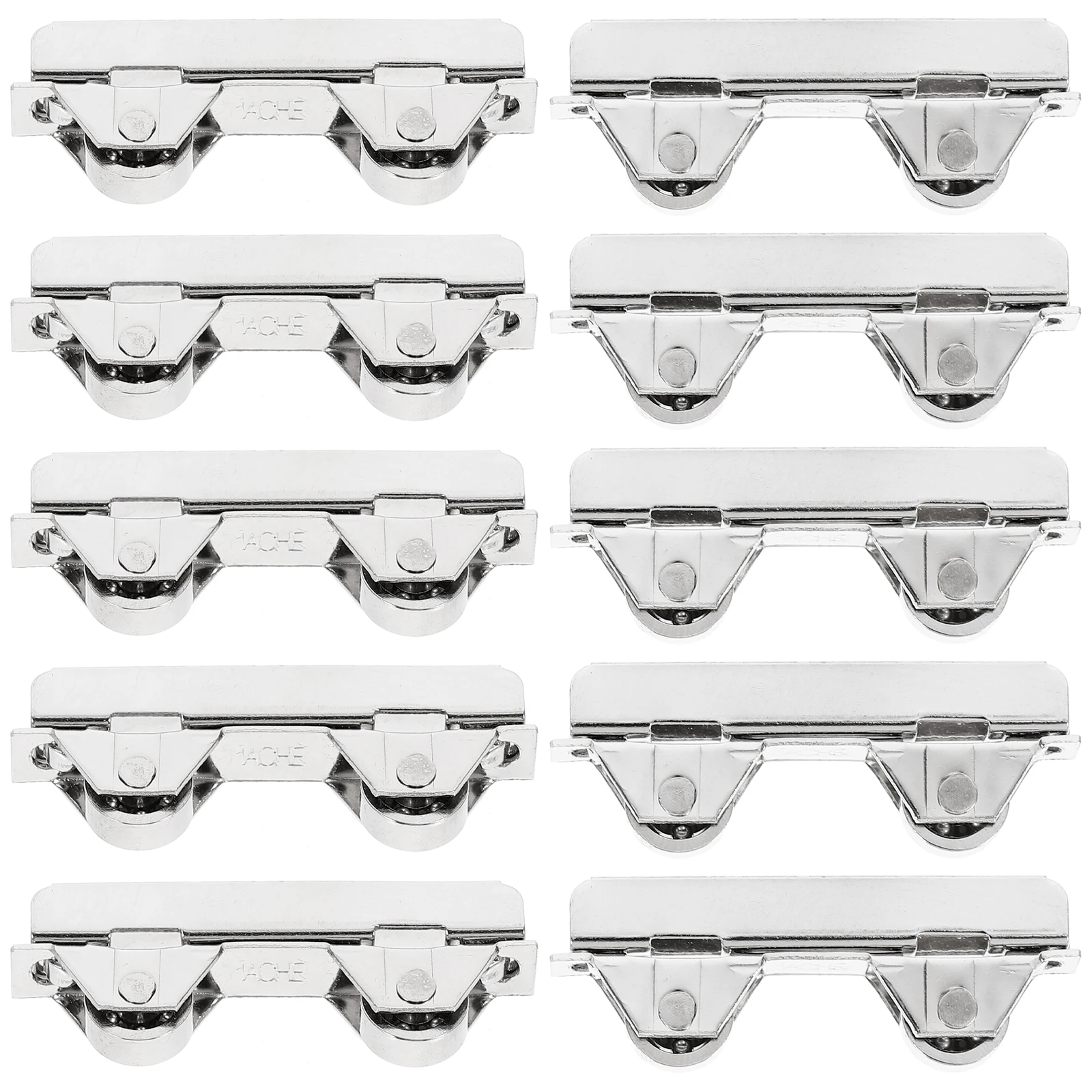 

10Pcs Glass Sliding Door Wheel Wear Resistant Roller for Glass Door Replacement Strong Load Bearing Pulley System