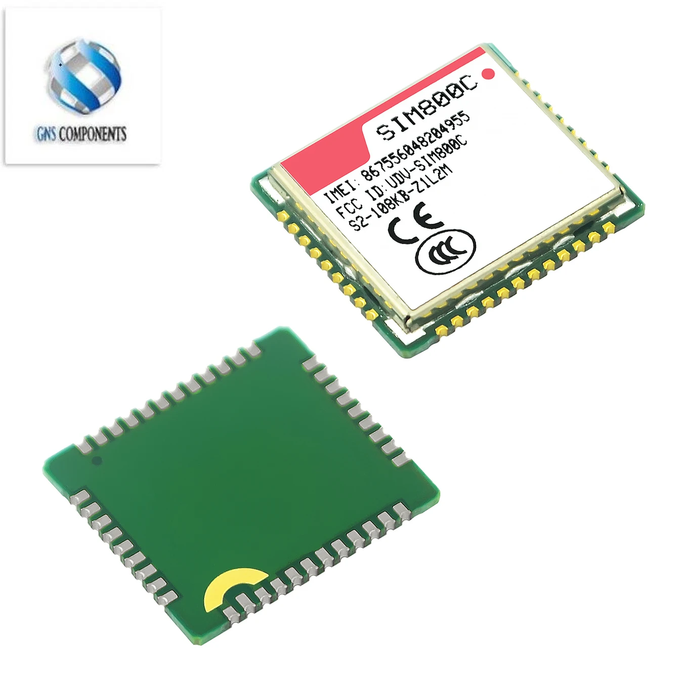 SIM800C SIMCOM GSM/GPRS With small size in LCC interface and play high performance