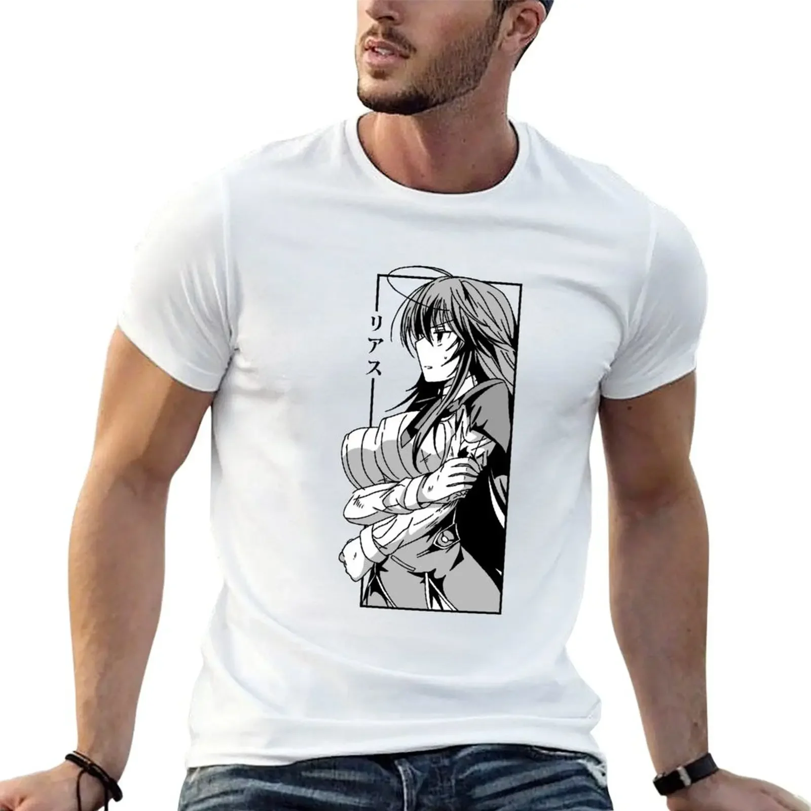 Rias Gremory Waifu T-Shirt boys whites cotton graphic tees shirts graphic tees anime t shirts mens vintage t shirts