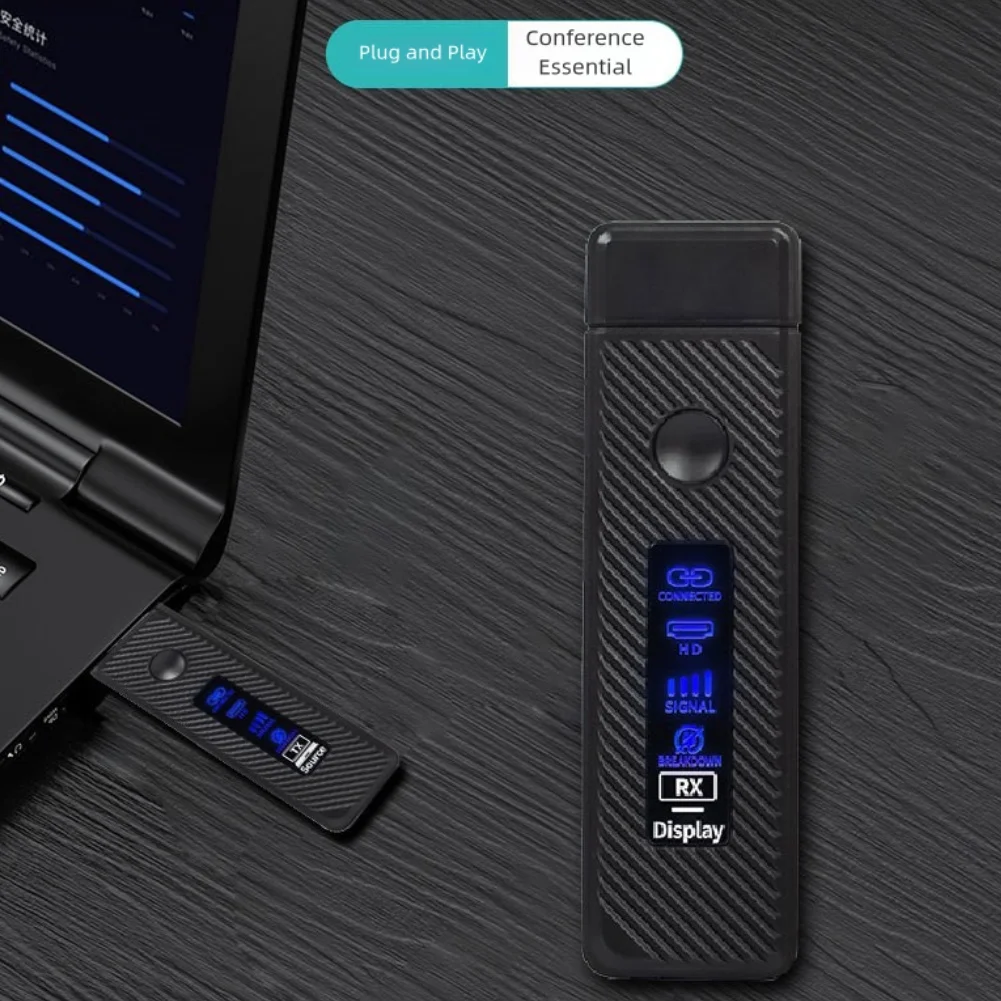 

Brand New 50M Wireless HDMI-Compatible Video Transmitter Receiver Kit Extender Adapter TV Dongle 1080P For Monitor Laptop Parts