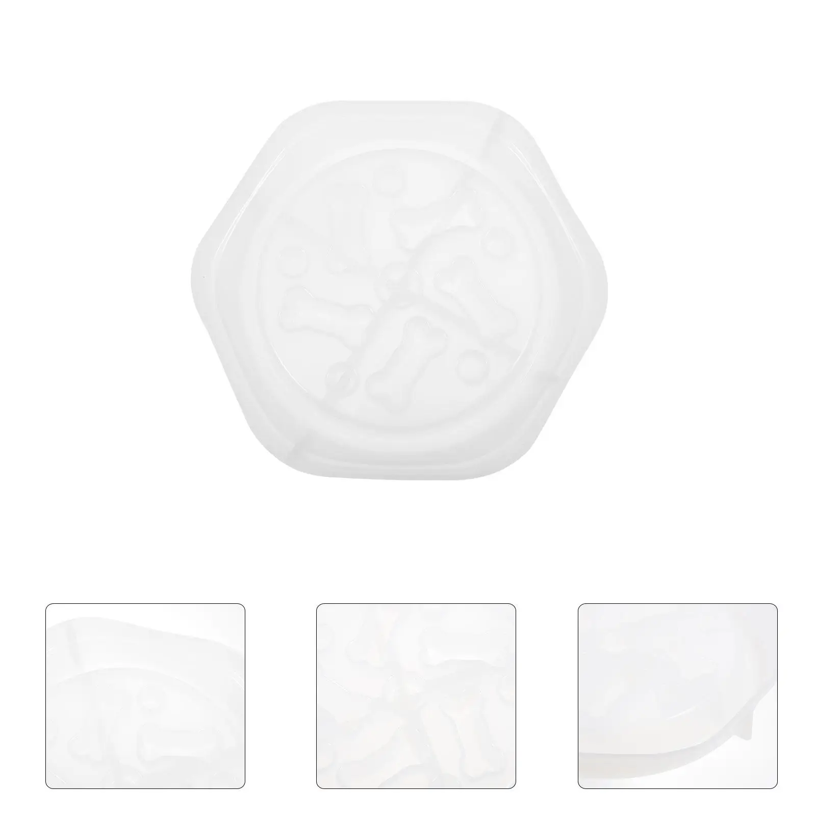 

1Pcs Silicone Pet Dish Mold Fine Workmanship Reusable Bowl DIY Mould for Choking Preventing Eating Bowl Creation
