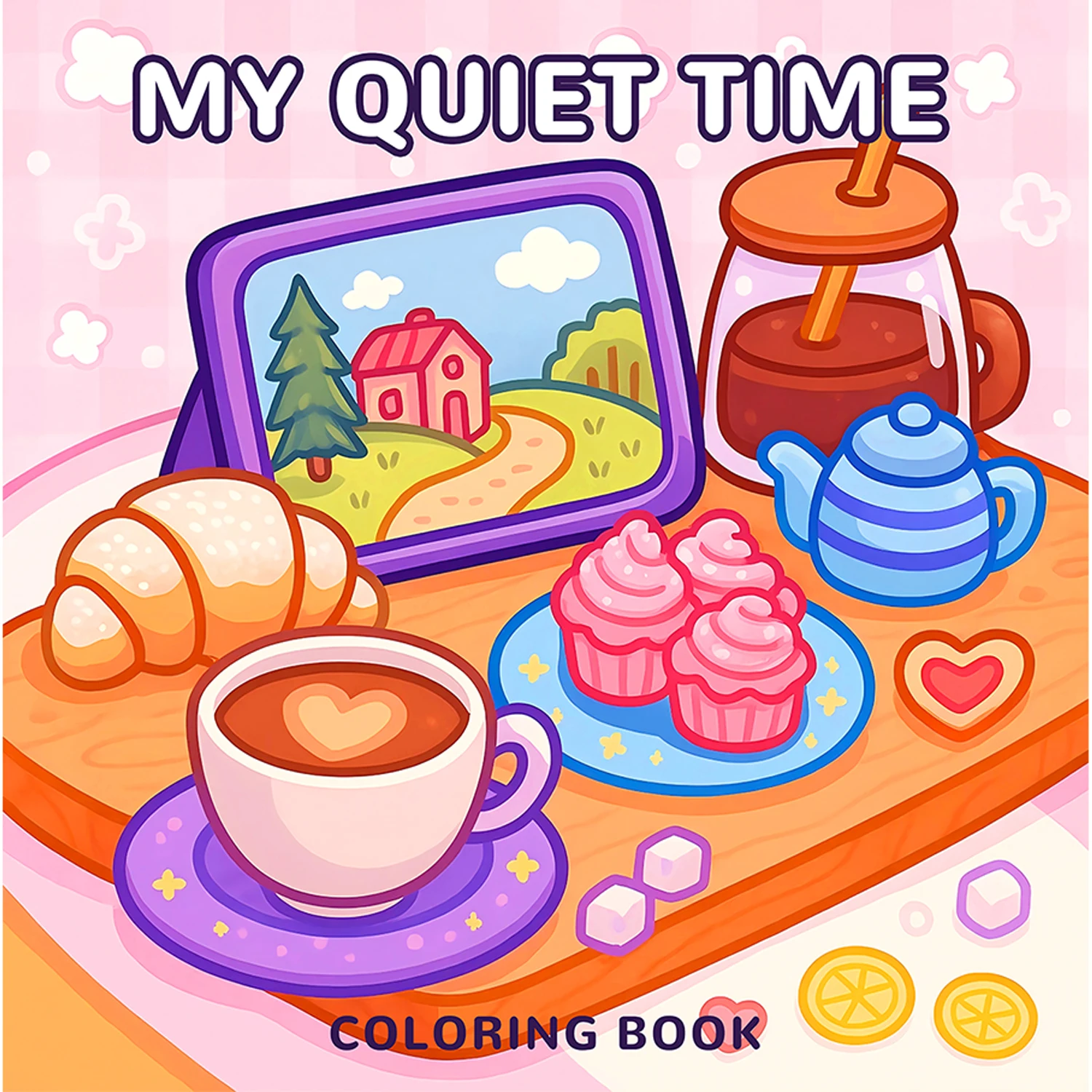 

Книжка-раскраска MY QUIET TIME, 24 страницы, игривые фэнтезийные приключения, веселый стресс - снимающая раскраска для семейного творчества дома