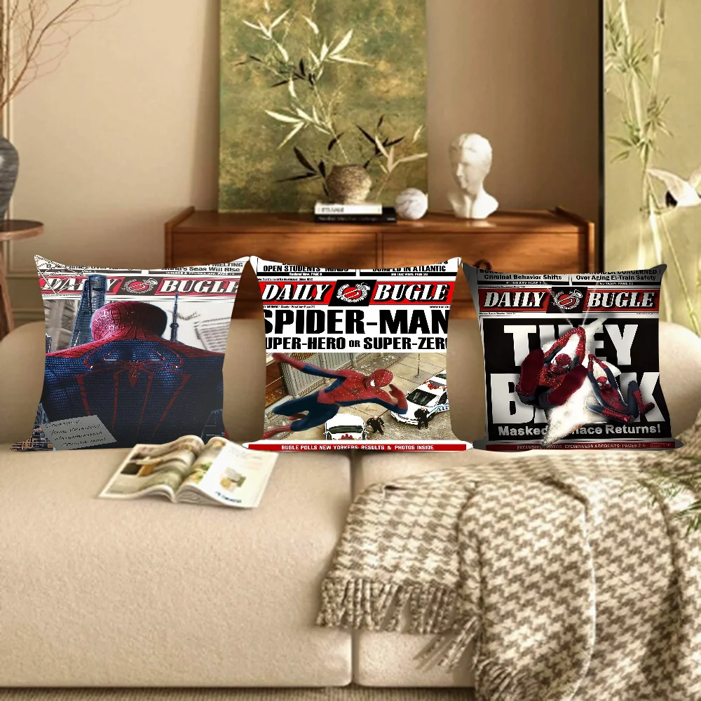 

Cool S-Spider-M-mans Cushion Cover Pillowcase Upholstery Sofa Throw Pillow Home Decor Pillowcas