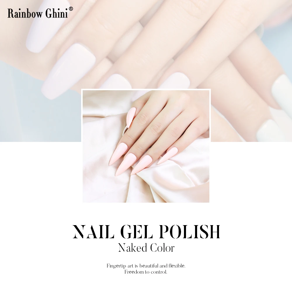 RG 8ML TPO HEMA Free Nude Solid Color Nagellack ​ ​   Cremefarbenes Finish Everyday Lila ​   Gel Polish Semipermanent Pastel Pink Gel