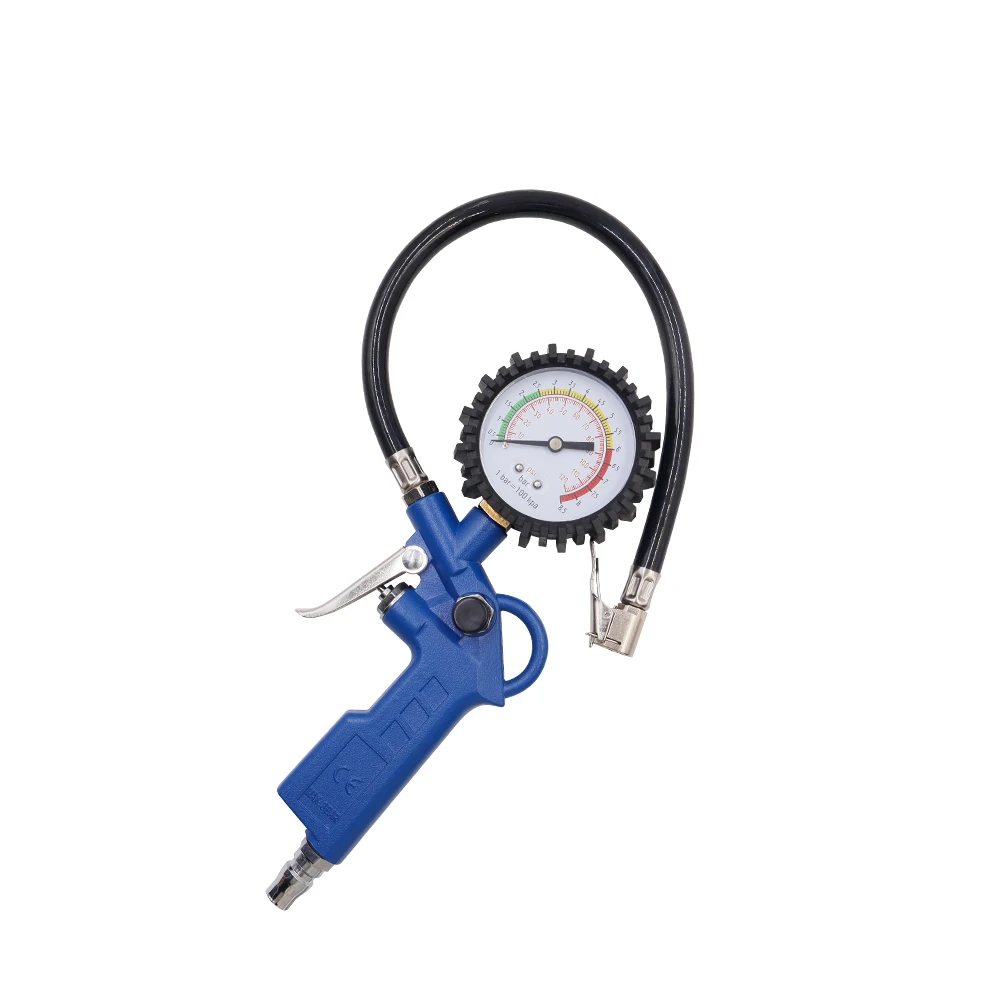 

Пистолет для накачивания шин, автомобильный манометр для шин, портативный гидравлический пистолет для накачивания шин с цифровым манометром