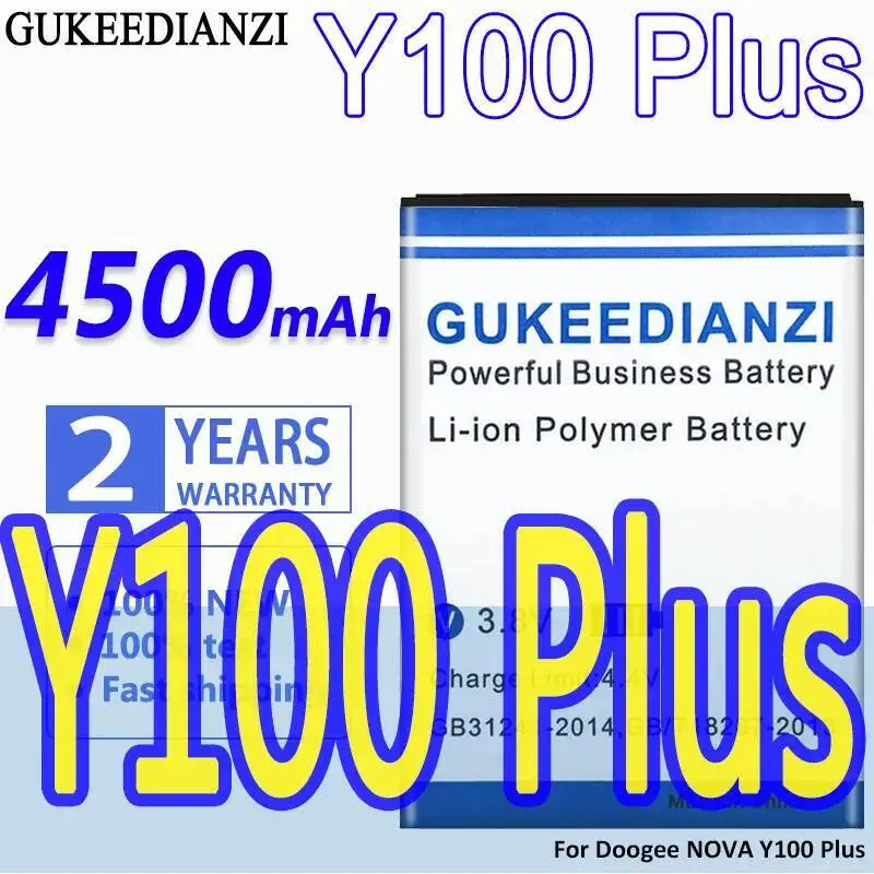

Mobile Phone Battery 4500Mah Premium Replacement For Doogee Nova Y100 Plus
