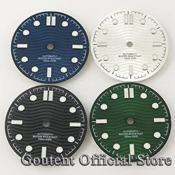 Goutent 31mm Green Luminous White Black Blue Green Watch Dial Fit ETA 2836 2824 NH35 NH36 DG2813 3804 Miyota 8215 821A Movement