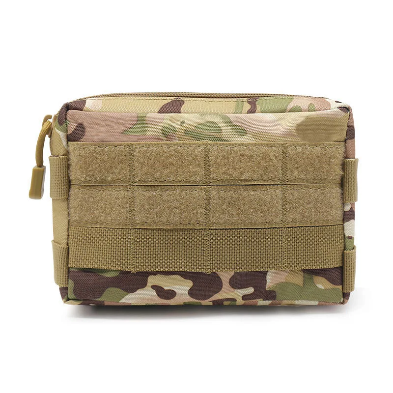 Outdoor Molle Pouch Waist Fanny Pack Mobile Phone Pouch Wielofunkcyjny pokrowiec na narzędzia użytkowe Karabińczyk Kamizelka myśliwska Akcesoria do paska