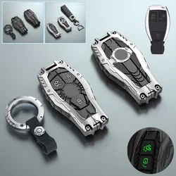 New Zinc Alloy Silicone Car Remote Key Case Cover Fob For Mercedes Benz A B C E S G-Class CLA CLS GLA GLC GLK SLK Car Styling