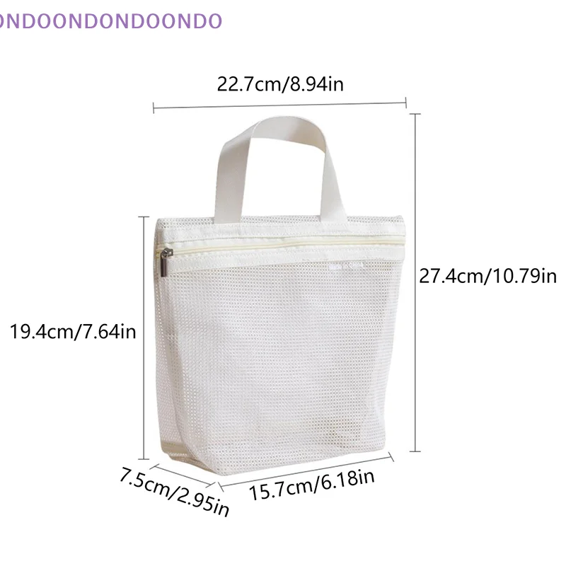 

Storage Bag for Makeup Toiletries Shower & Body Washing Tools Portable Mesh Travel Organizer Hanging Cosmetic Pouch Handbag