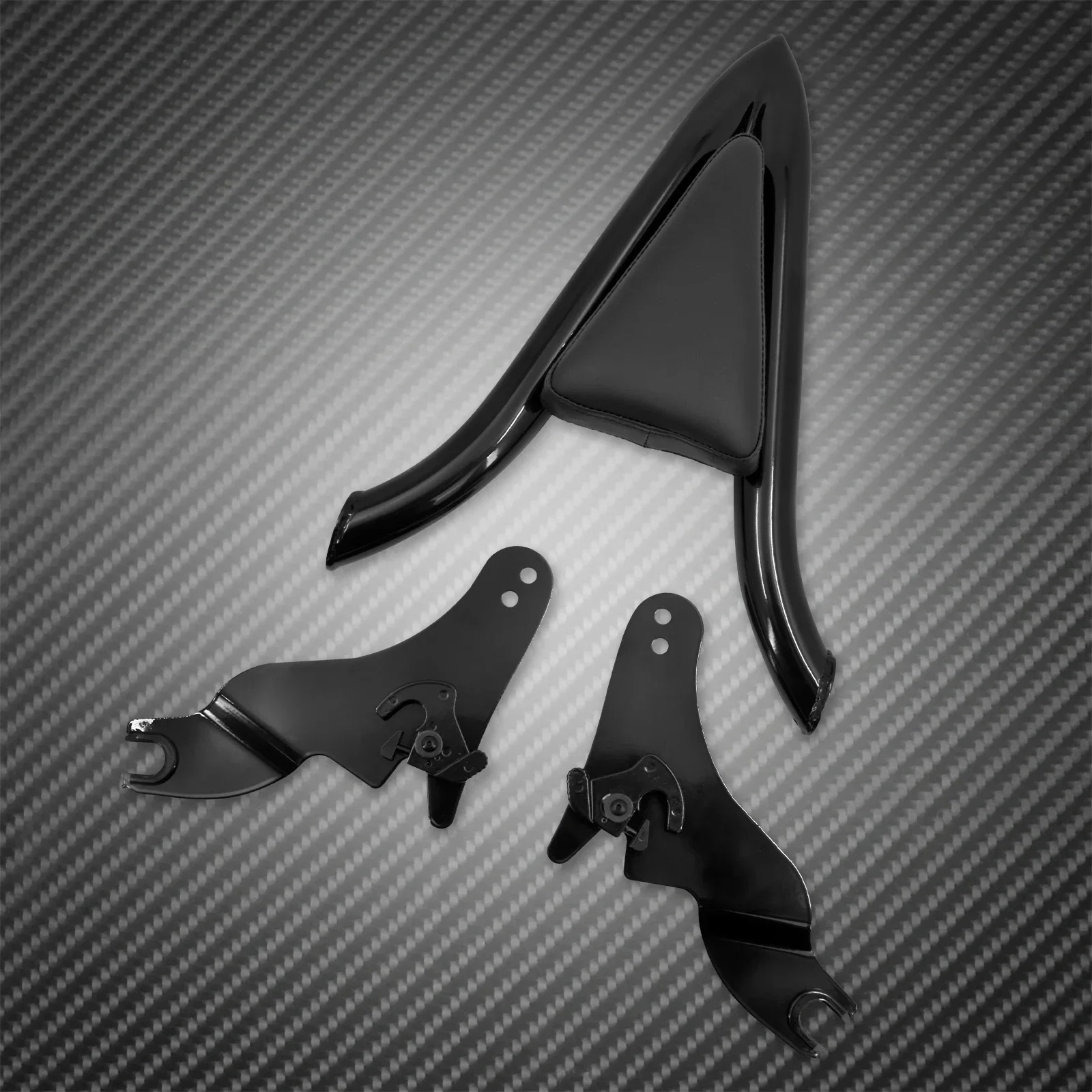Motocykl 16 \'\'czarny odpinany Sissy Bar tylne oparcie dla pasażera dla Harley Touring CVO FLHR Road Street Electra Glide 09-2022