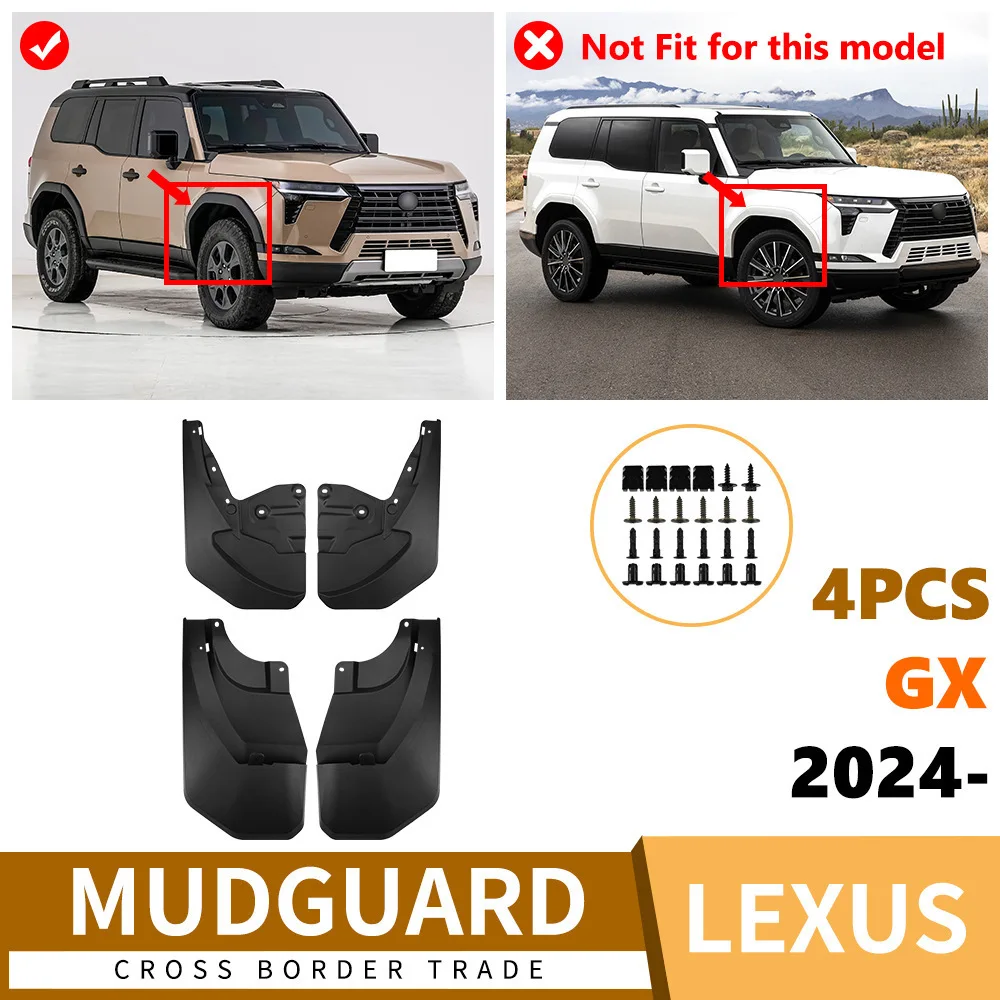 

Suitable for Lexus GX 2024-2025 car fender soft rubber tile modification hot sale