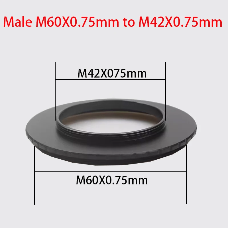 M60 M60X0.75mm External Thread To M42 M42X0.75mm External Thread Astronomical Telescope Mounting Ring Accessories
