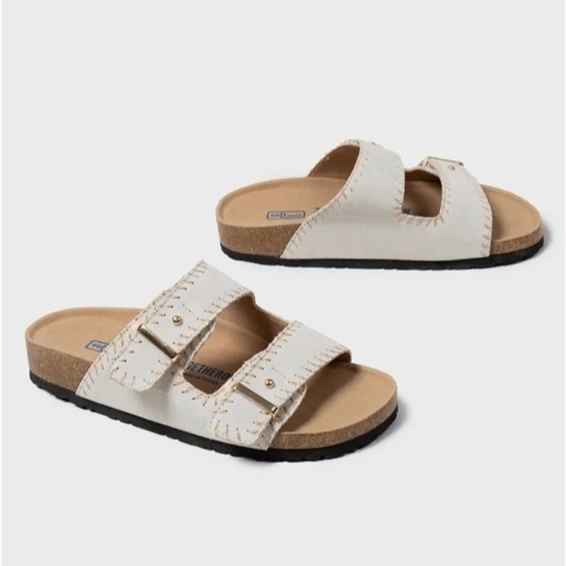 2026 Summer New Style Durable Thick-Topped Fashion Half-Flip Flops for Women - Outerwear Casual Flip Flops for Beach Shoes，35-40