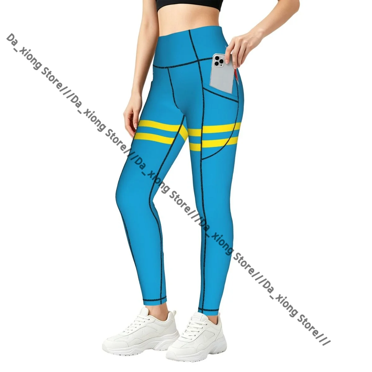 High Waist Hip Lift Yoga Pants Women With Pockets Flag Of Aruba Gym Wear