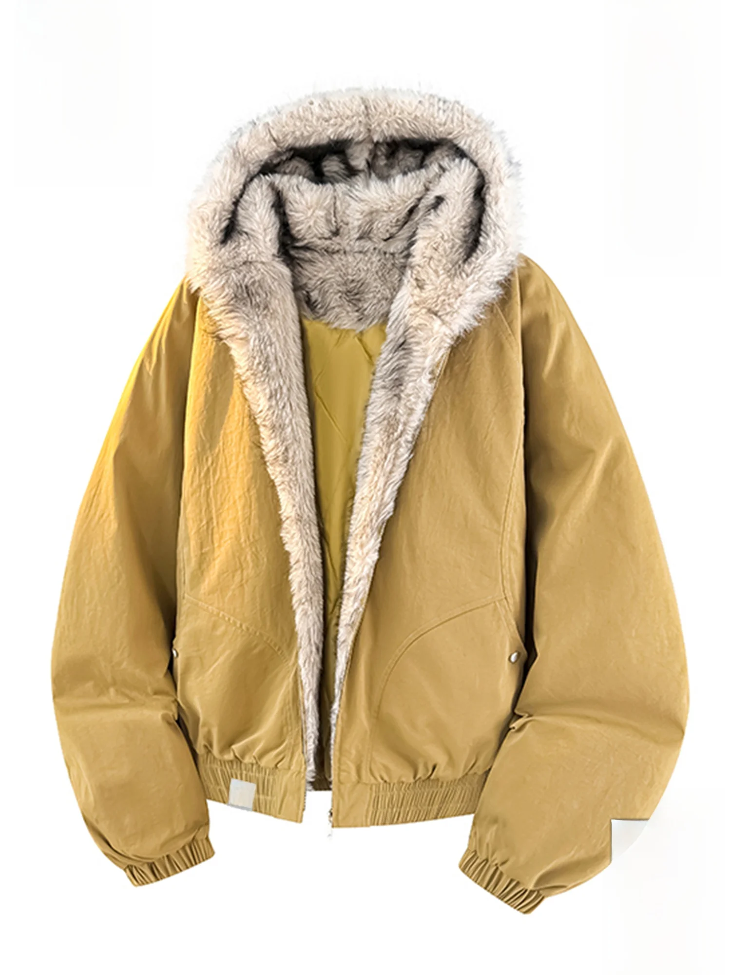 

Зимняя куртка Paul Frank: утепленное мужское хлопковое пальто с меховым воротником, на молнии, теплое, молодежное, модное, повседневное верхнее белье