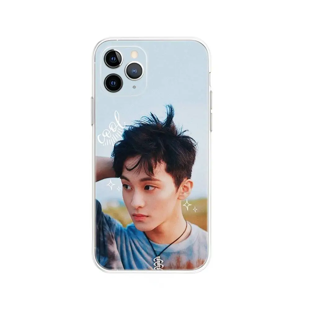 حافظة هاتف Kpop Mark Lee N-Nct لهاتف iPhone 17,16,15,14,13,12, Mini,11,Pro,Max,Plus,Air,X,XR,XS,8,SE,2020, غطاء شفاف