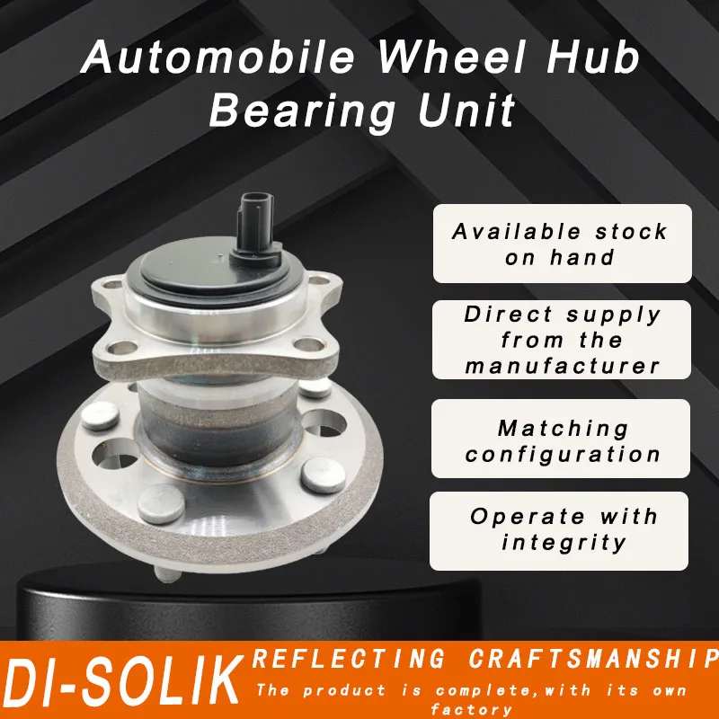 

DI-SOLIK Auto Parts Rear Wheel Hub Bearing Assembly 42460-06100 42460-09090 42460-33010 VKBA7691 for TOYOTA(GAC)HIGHLANDER(U4)