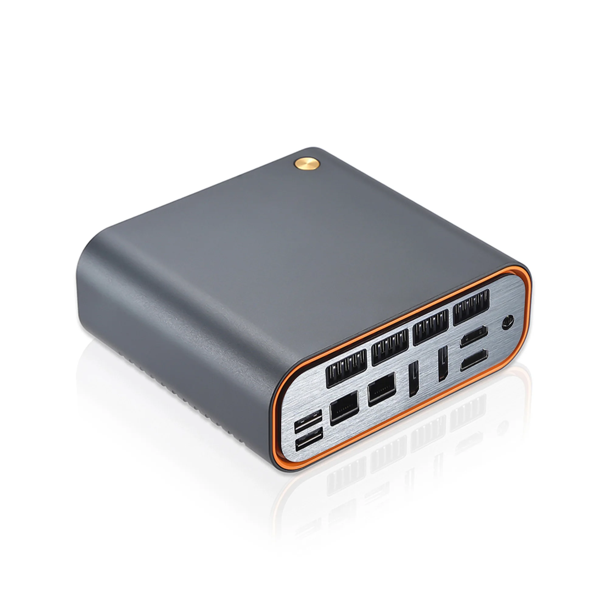 VNOPN PC Mini Intel Core i3 1215U DDR5 2*HDMI 4K 2*DP 8K Layar 2*LAN Windows 10 Linux HTPC Kompak & Ideal untuk Rumah, Bisnis
