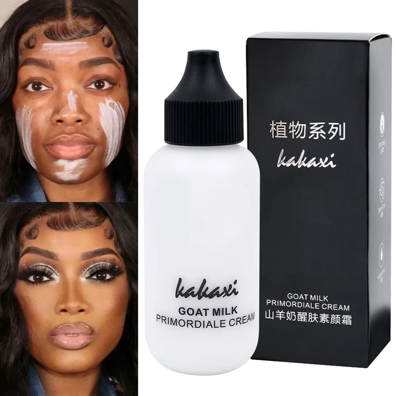 50ml Goat Milk Liquid Foundation Cream Waterproof Oil-control Cover Acne Base Cream Makeup Moisturize Matte Concealer Cosmetic