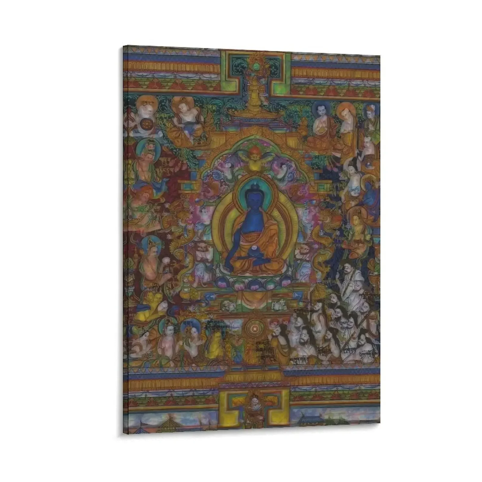 

Medicine Buddha Canvas Painting home decor decorations for the room wall decor