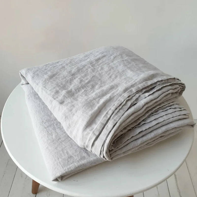 100% puur linnen laken Ultimate Comfort Elegance Vlakke laken Natuurlijk milieuvriendelijk Ademend Duurzaam Queen California King