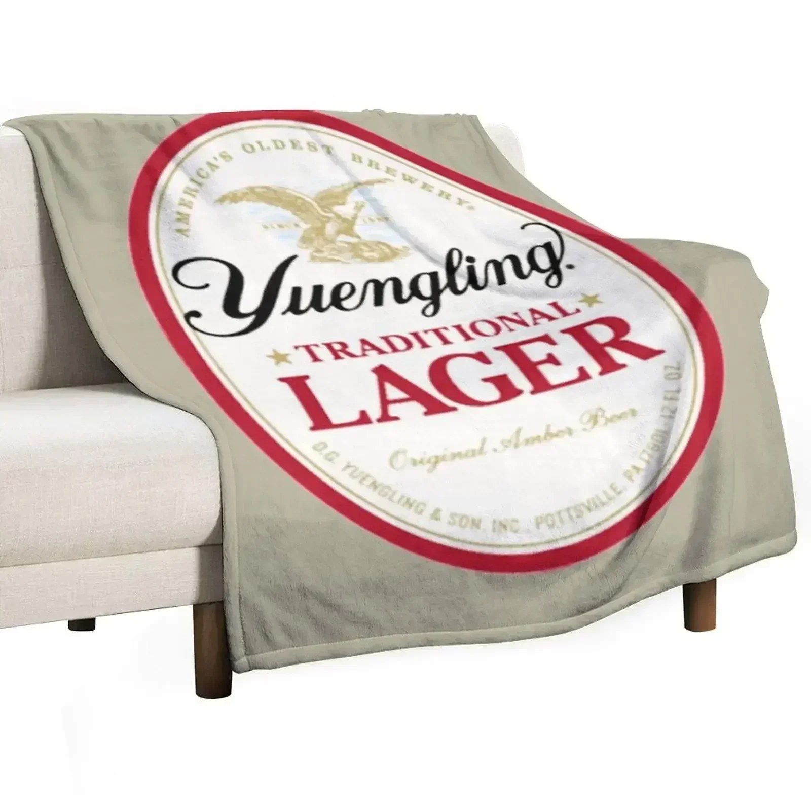 BEST SELLING - Yuengling Throw Blanket Beach Sofas Blankets