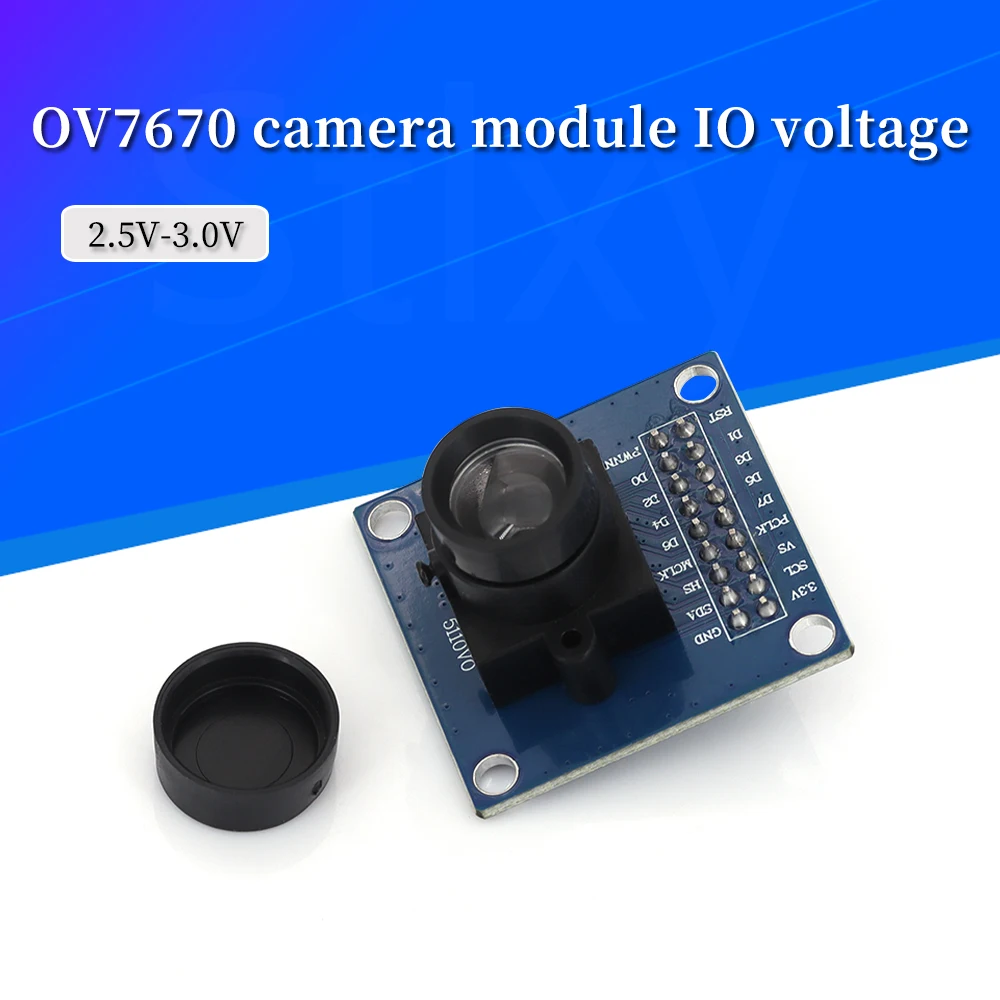 Módulo de câmera OV7670 Módulo de aquisição de câmera microcontrolador OV7670 para Arduino