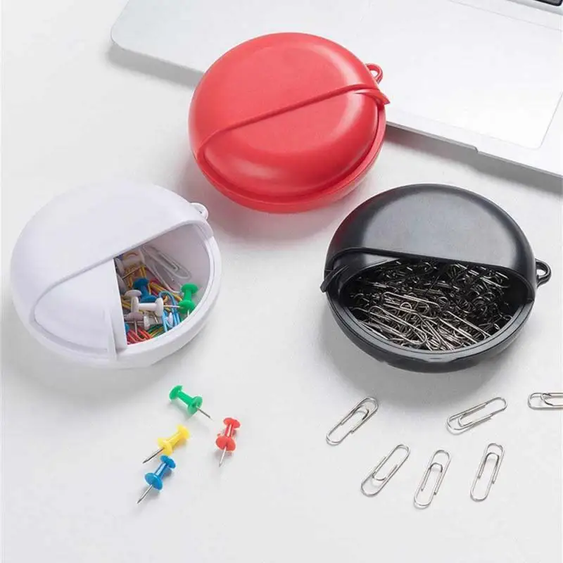 10~50PCS Headphone Storage Accessories Healthy Material To Open The Lid Round Black Storage Box Earphone Cover