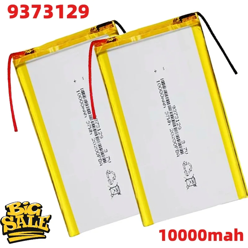 High Qulity 9373129 3.7V 10000mAh Rechargeable Polymer Batteries Lipo Li-Po for Toy Power Bank GPS Laptop Camping Lights Diy