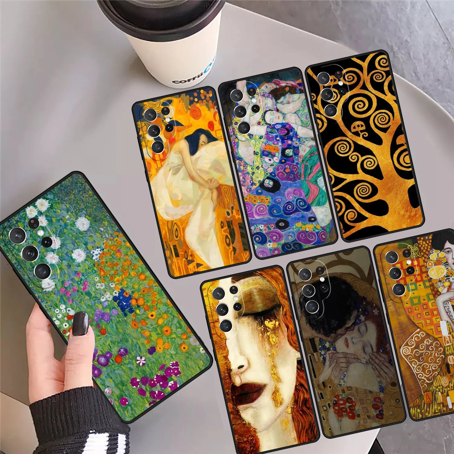 

Чехол для телефона «Поцелуй Густава Климта» для Samsung Galaxy S24 S25 Ultra S23 S22 Plus S21 FE S20 Note 10 20 Pro